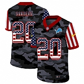 Nike Detroit Lions 20 Sanders 2020 USA Camo Salute to Service Limited Jersey zhua,baseball caps,new era cap wholesale,wholesale hats